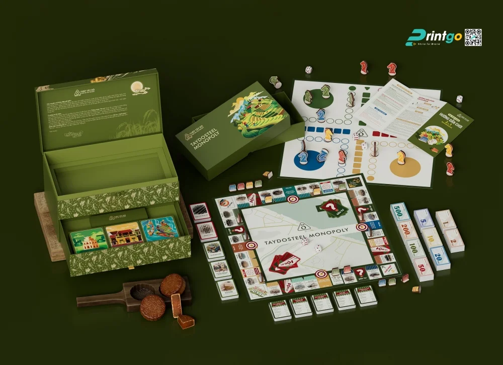 Một số hộp đựng boardgame được Printgo thực hiện