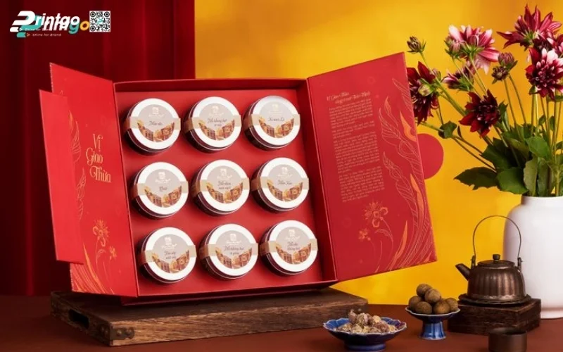 Set hộp quà tết các loại hạt kiểu cánh bướm