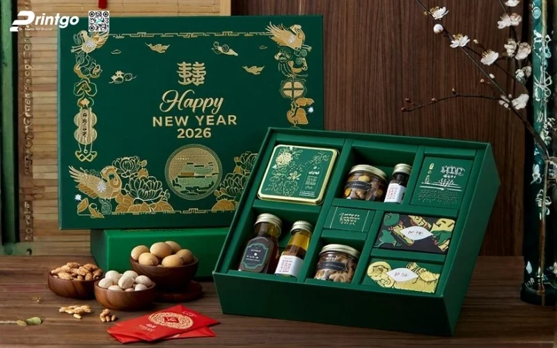 Set hộp quà tết các loại hạt kiểu âm dương