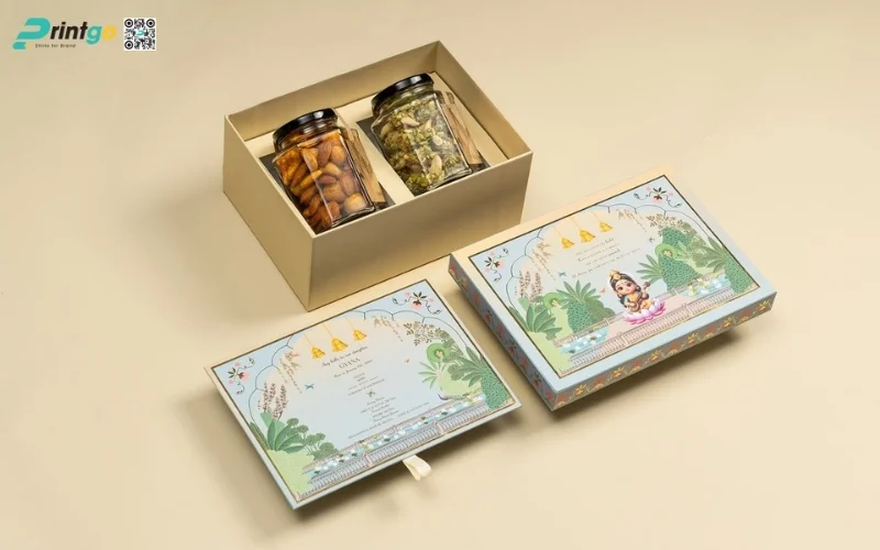 Set hộp quà tết các loại hạt kiểu âm dương