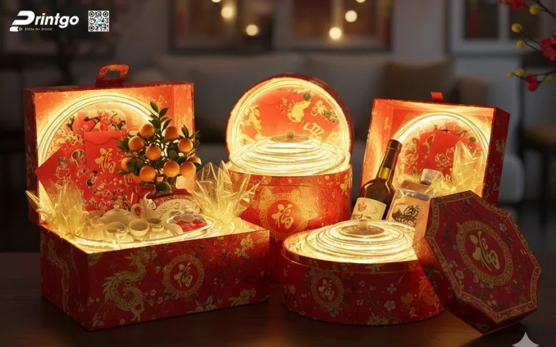 Mẫu hộp quà tết có đèn led độc đáo và ấn tượng nhất 2026 Mẫu hộp quà tết có đèn led độc đáo và ấn tượng nhất 2026
