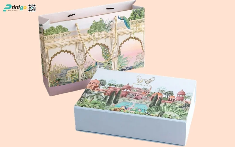 Các mẫu hộp quà tết đẹp danh lam thắng cảnh