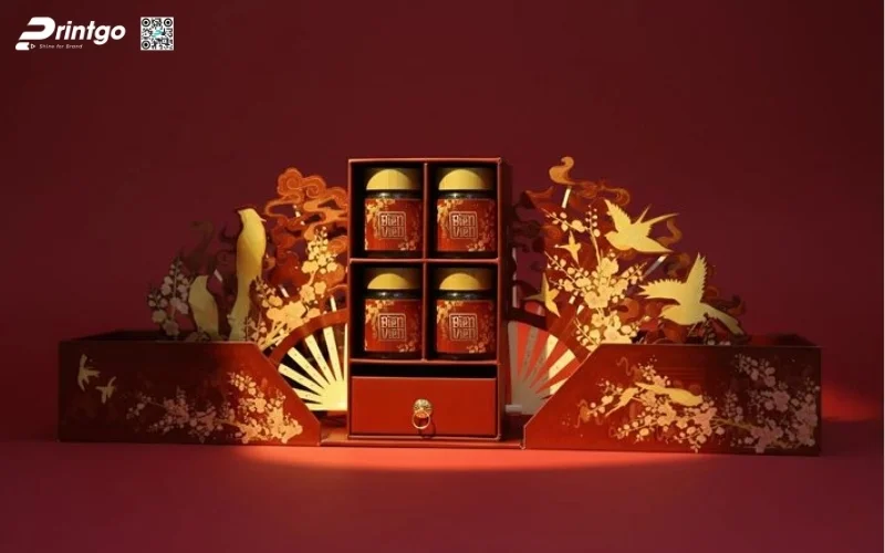 Mẫu hộp quà tết gắn nhạc độc lạ và tinh tế nhất 2026 