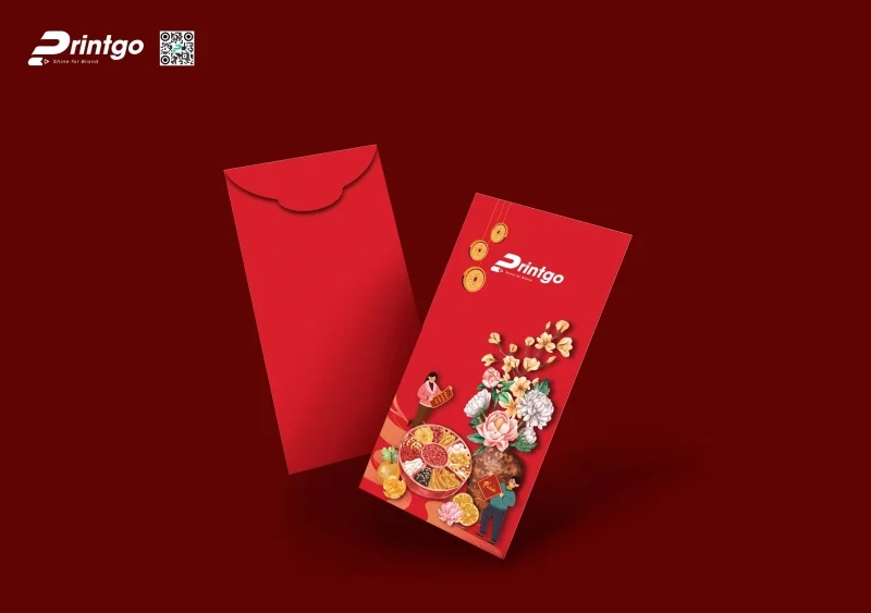 Bao lì xì thư pháp đoàn viên 