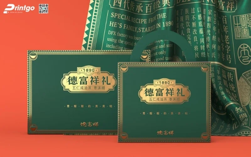 Bộ sưu tập mẫu hộp quà tết có quai xách bằng da