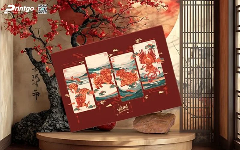 Các mẫu hộp quà tết đẹp danh lam thắng cảnh