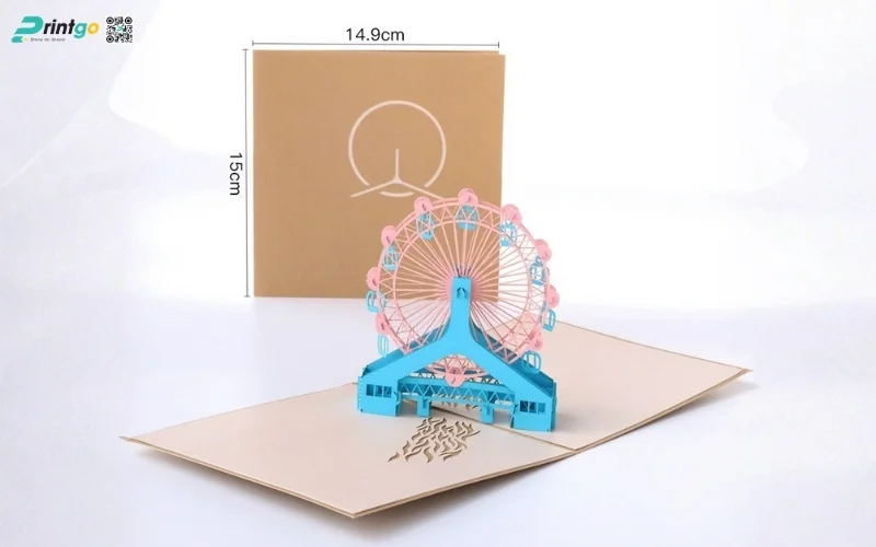 Các mẫu thiệp chúc tết 3D chủ đề cảnh sắc thiên nhiên