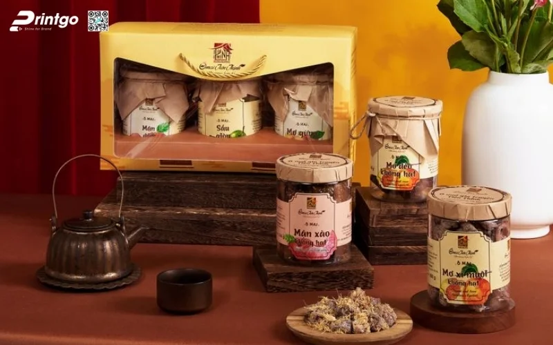 Mẫu hộp quà tết các loại hạt dạng hộp mềm/hộp sóng