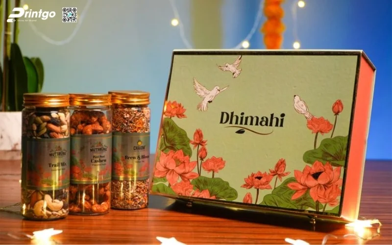 Mẫu hộp quà tết hạt dinh dưỡng nam châm nắp lật
