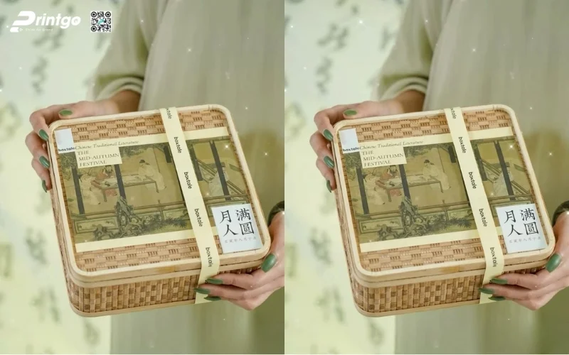 Bộ sưu tập mẫu hộp quà tết mây tre đan hình vuông