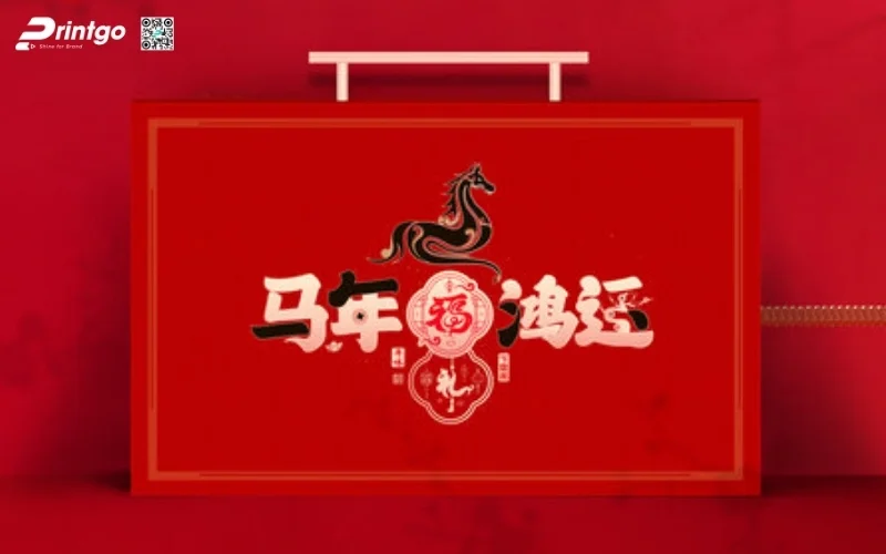 Bộ sưu tập hộp quà tết ngựa có quai xách 