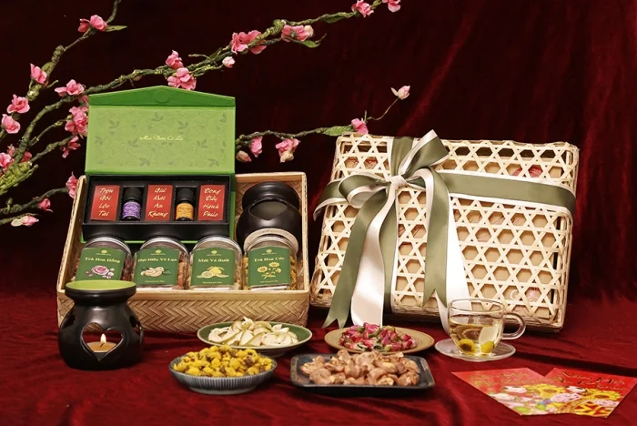 Giỏ quà Tết tặng gia đình