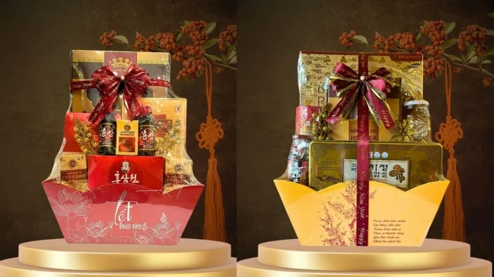 Giỏ quà Tết tặng gia đình