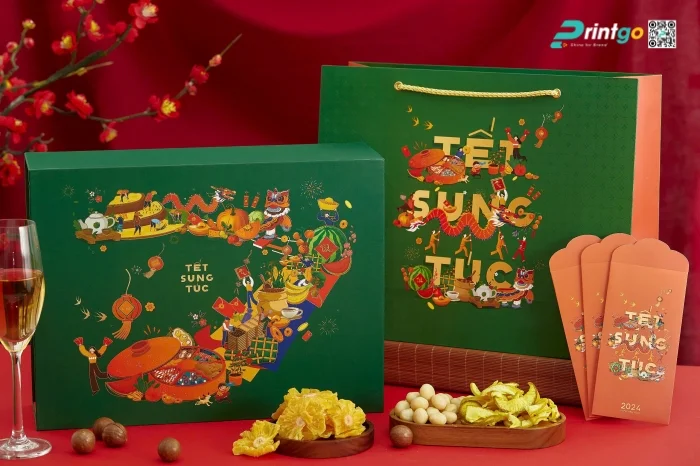 Một số hình ảnh giỏ quà Tết do Printgo sản xuất