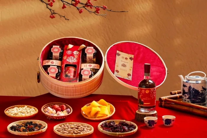 Giỏ quả Tết tặng nhân viên