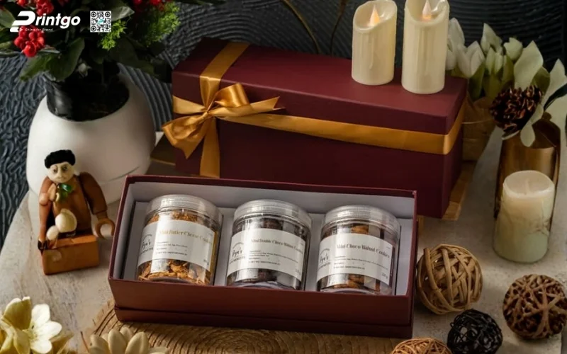 Set hộp quà tết các loại hạt kiểu âm dương