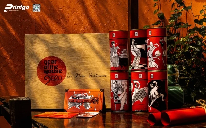 Mẫu hộp quà tết hạt dinh dưỡng nam châm nắp lật
