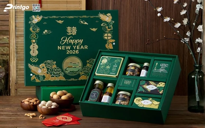 Mẫu hộp quà Tết khách sạn quy cách âm dương