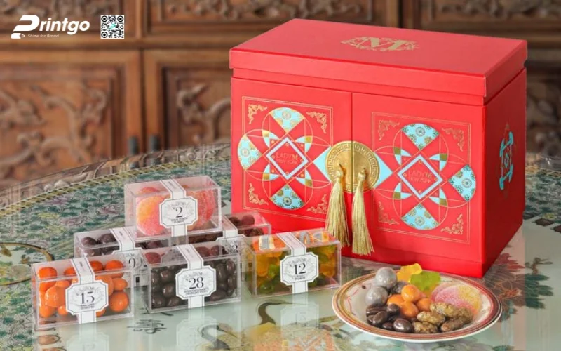 Cấu tạo chung của hộp quà tết 3D bao gồm những gì?