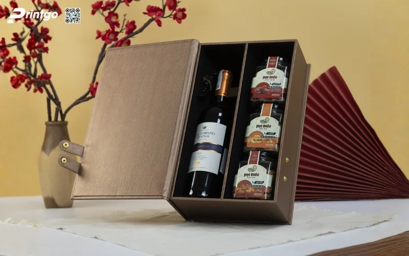 Mẫu hộp quà tết bằng da bền đẹp và sang trọng nhất