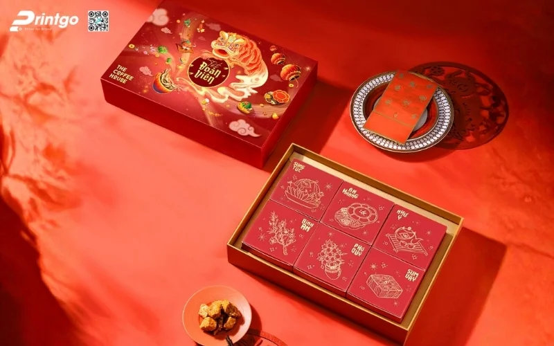 Set hộp quà tết các loại hạt kiểu âm dương