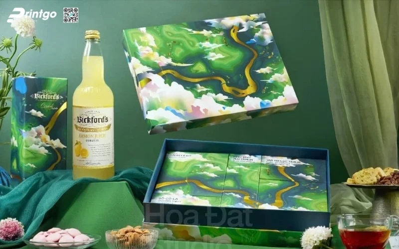 Mẫu hộp quà tết có rượu chivas cao cấp