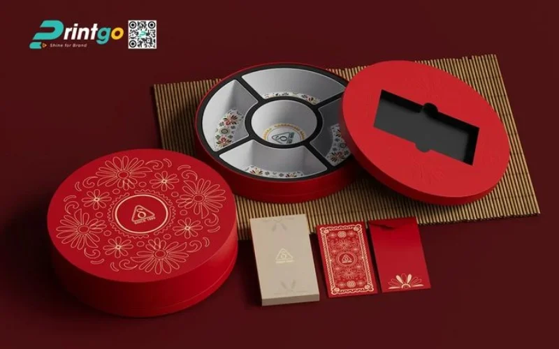 Mẫu hộp quà Tết khách sạn quy cách âm dương