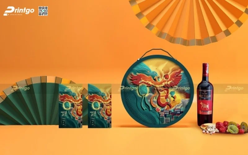 Bộ sưu tập những mẫu hộp quà tết tròn độc đáo nhất