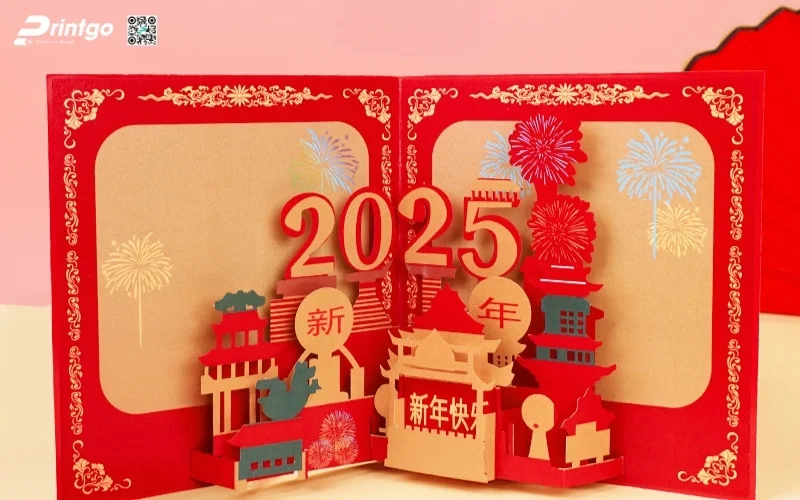 Xu Hướng Thiết Kế Thiệp Chúc Tết 3D Mới Cho Mùa Xuân 2026