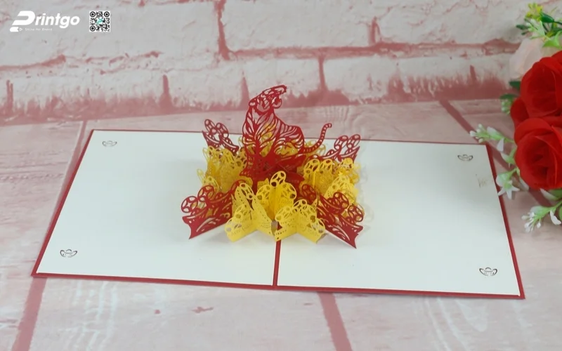 Các mẫu thiệp chúc tết 3D chủ đề cảnh sắc thiên nhiên