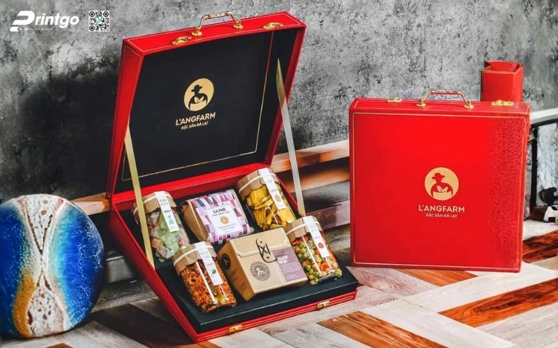 Mẫu hộp quà tết hạt dinh dưỡng nắp lật