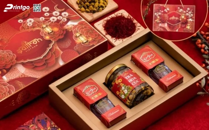 Set hộp quà tết các loại hạt kiểu âm dương
