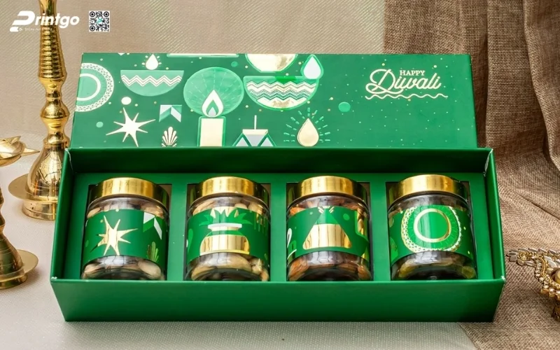 Mẫu hộp quà tết các loại hạt dạng hộp mềm/hộp sóng