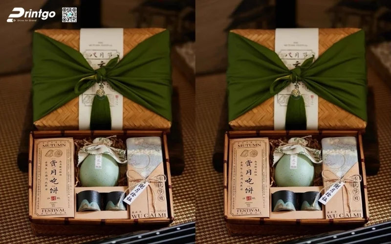 Bộ sưu tập mẫu hộp quà tết mây tre đan hình vuông