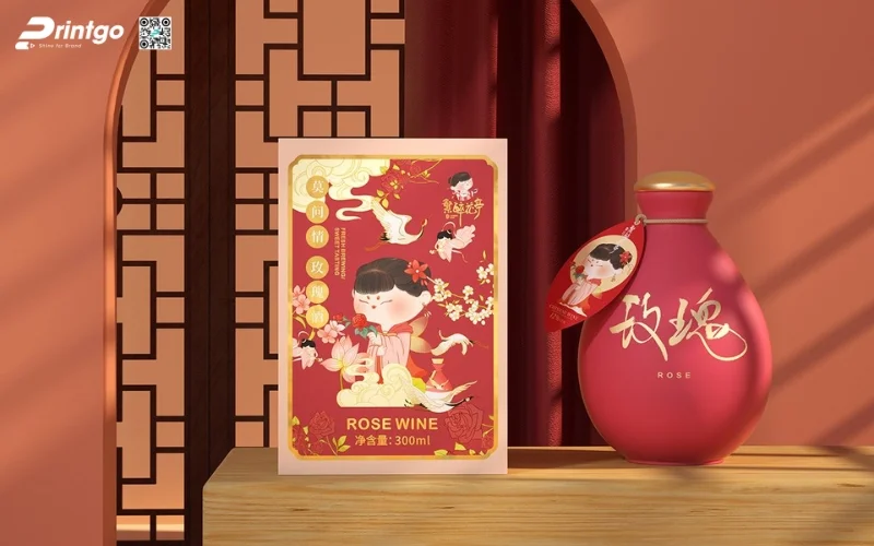 Mẫu hộp quà tết đẹp quy cách nam châm nắp lật 