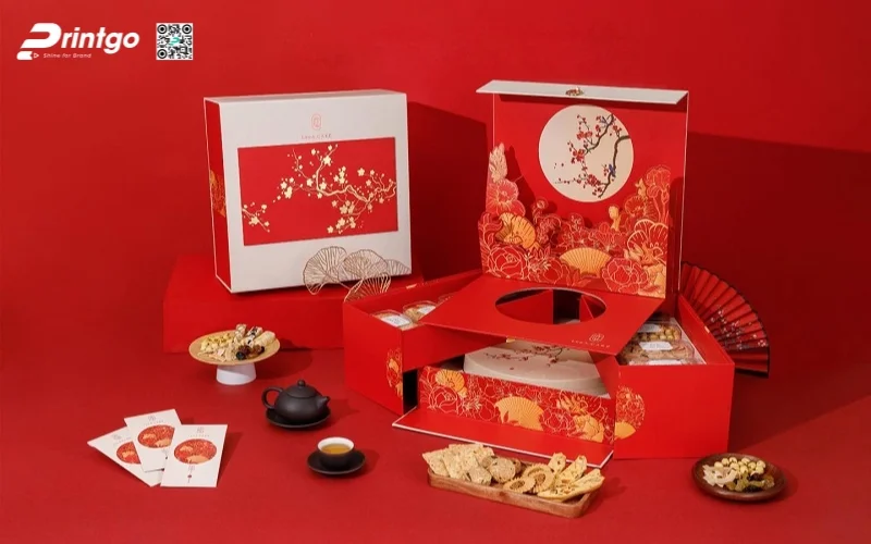 Printgo đồng hành cùng Leea Cake sản xuất bộ hộp quà tết cao cấp