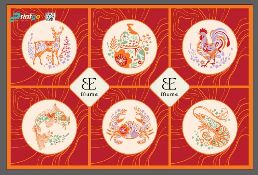 Dự án thiết kế và in board game Bầu Cua Tôm Cá Blume