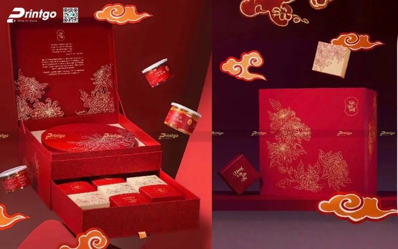 Dự án thiết kế và in hộp quà tết Tình Tính Tang