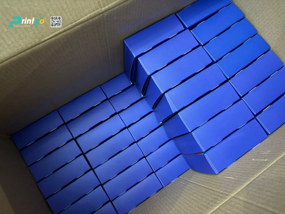 Một số hình ảnh của bộ quà tết NTQ Solution do Printgo thực hiện
