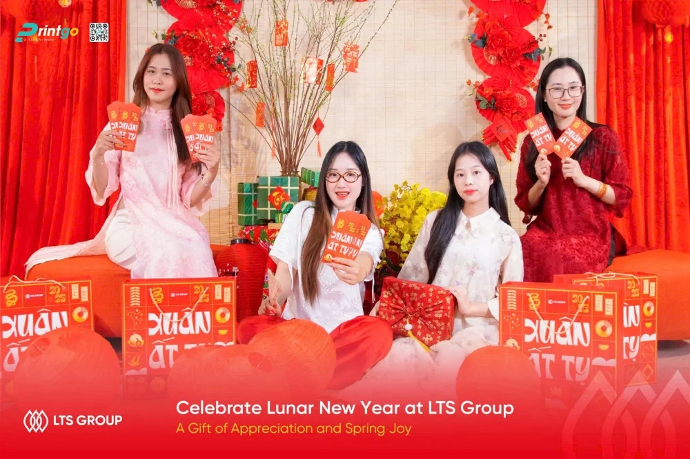 Dự án thiết kế và in hộp quà tết tập đoàn công nghệ LTS