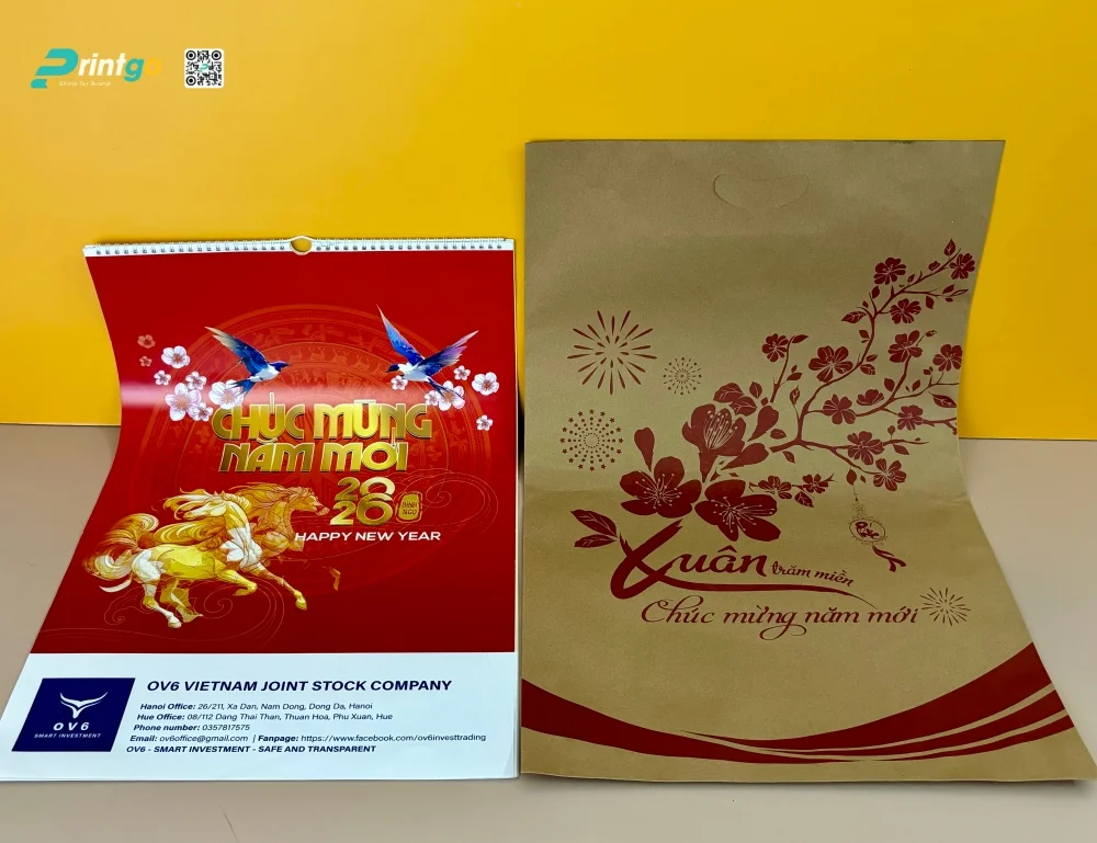 Lịch treo tường "Thiên Mã Đại Cát"
