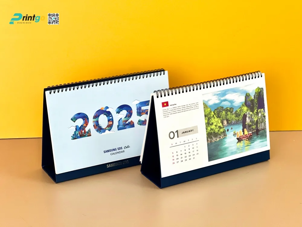 Dự án thiết kế và in lịch Tết Samsung SDS 2025