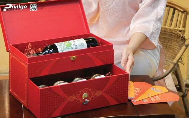 Gợi ý những món quà bên trong hộp quà tết 2 tầng doanh nghiệp ưa chuộng