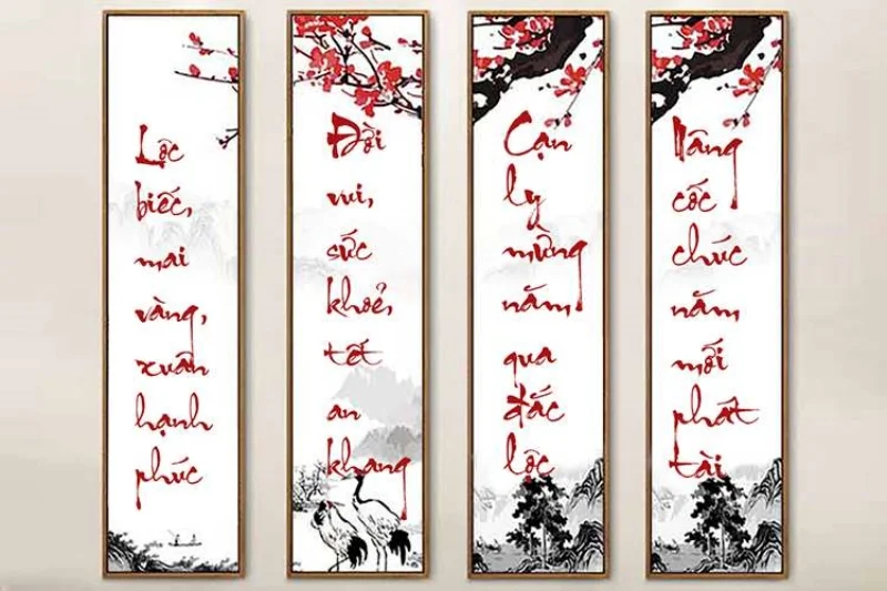 Câu đối – tranh ảnh ngày Tết