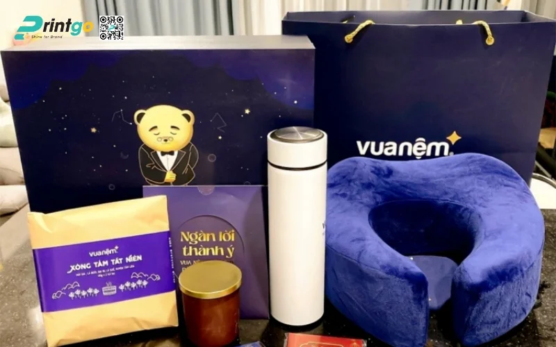 Vua Nệm và Printgo: Dự án thiết kế và in ấn hộp quà Tết - Một lời tri ân đến khách hàng