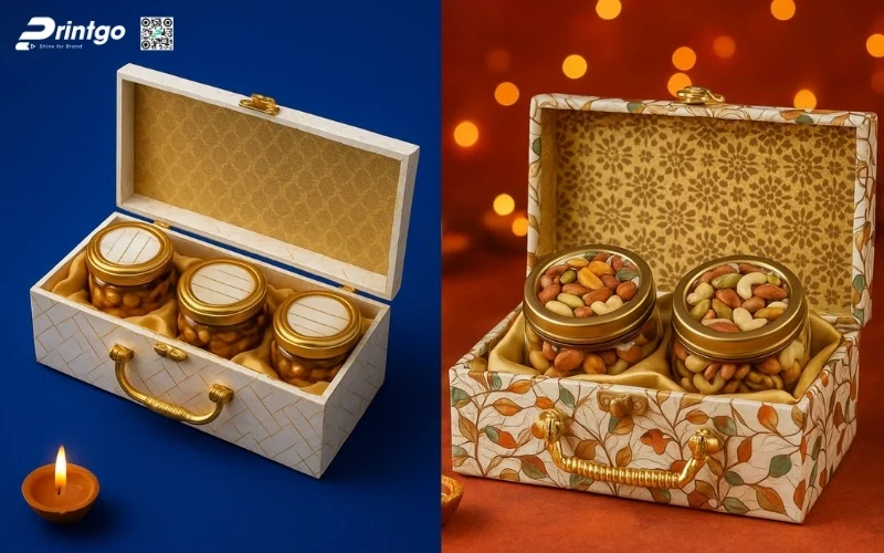 Mẫu hộp quà tết hạt dinh dưỡng nắp lật