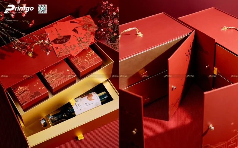 Printgo đồng hành cùng thương hiệu Azura ra mắt bộ hộp quà tết 2 tầng với chủ đề Tết Sum Vầy