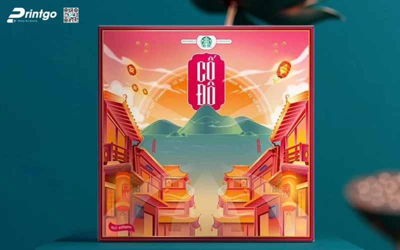Các mẫu hộp quà tết đẹp danh lam thắng cảnh
