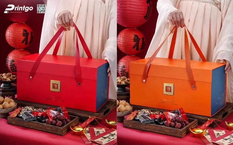 Mẫu hộp quà tết bằng da bền đẹp và sang trọng nhất