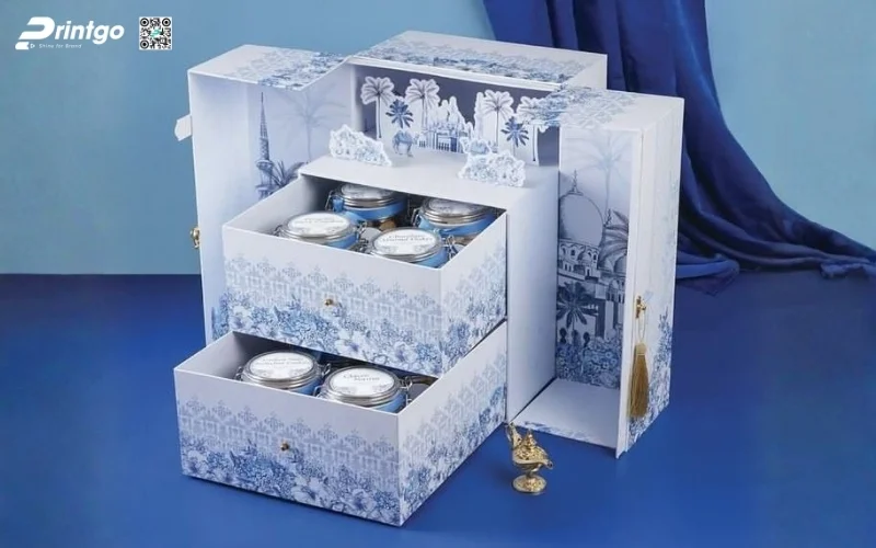 Set hộp quà tết các loại hạt kiểu cánh bướm